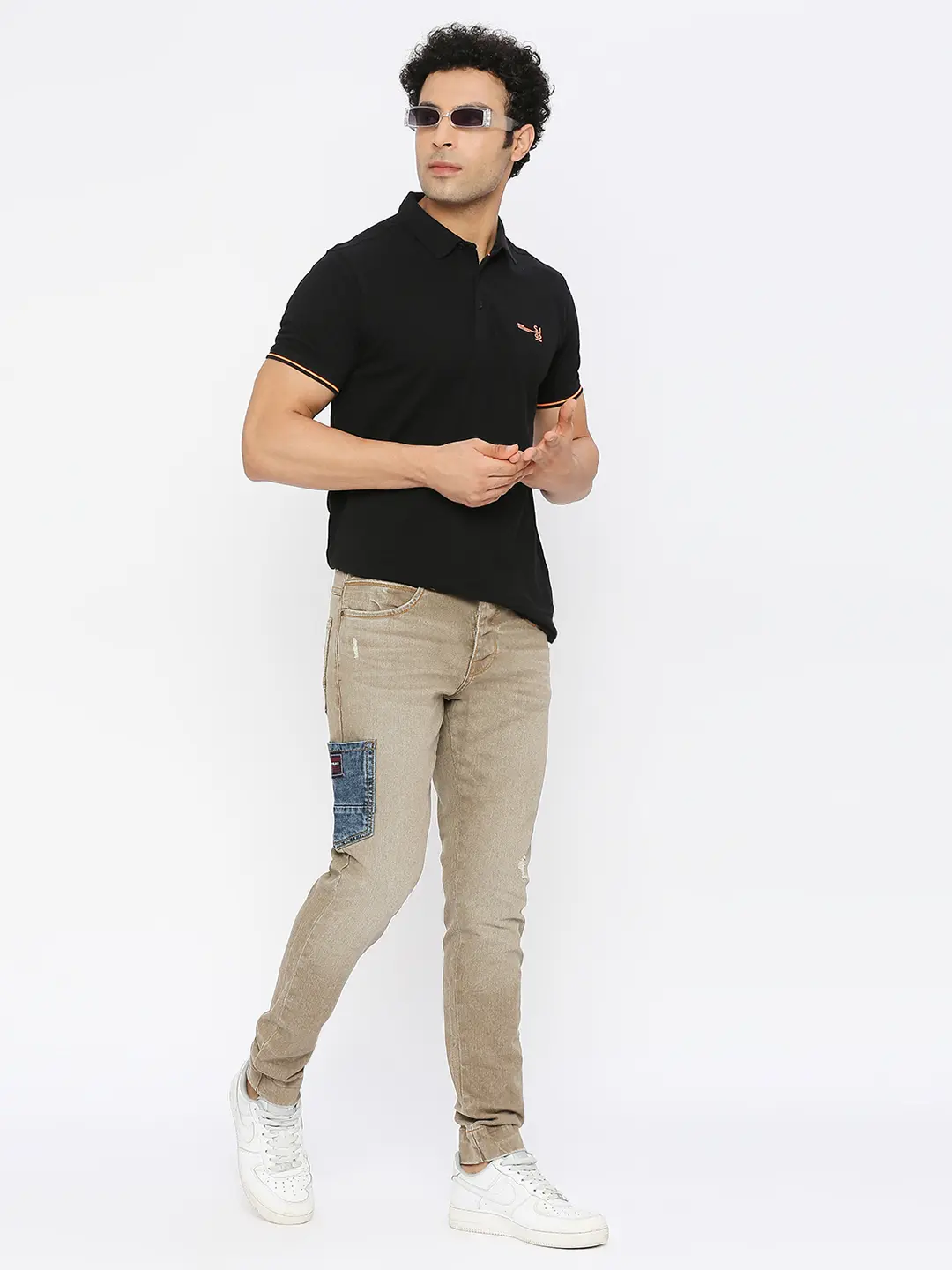 Men Chico Jeans Comfort Fit Light Khaki High Rise - Image 6