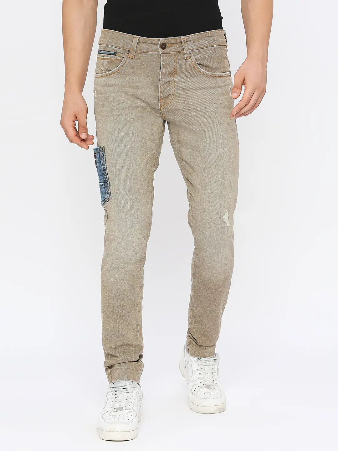 Men Chico Jeans Comfort Fit Light Khaki High Rise - Image 7