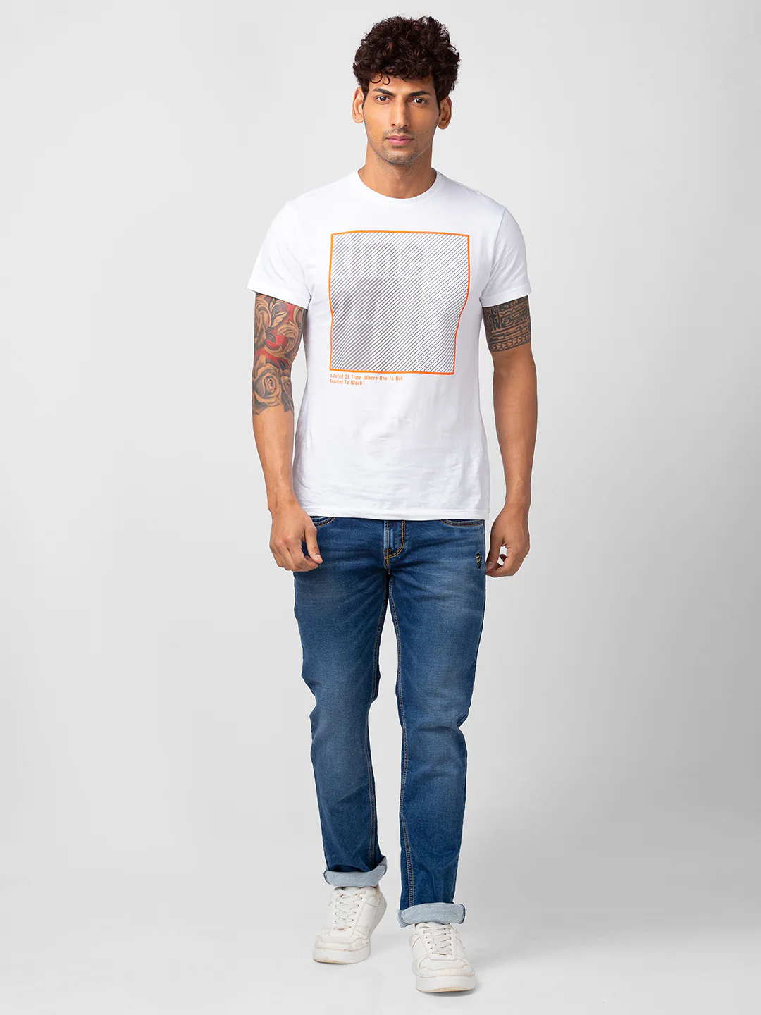 Men Rover Jeans Regular Fit Mid Blue Mid Rise - Image 2