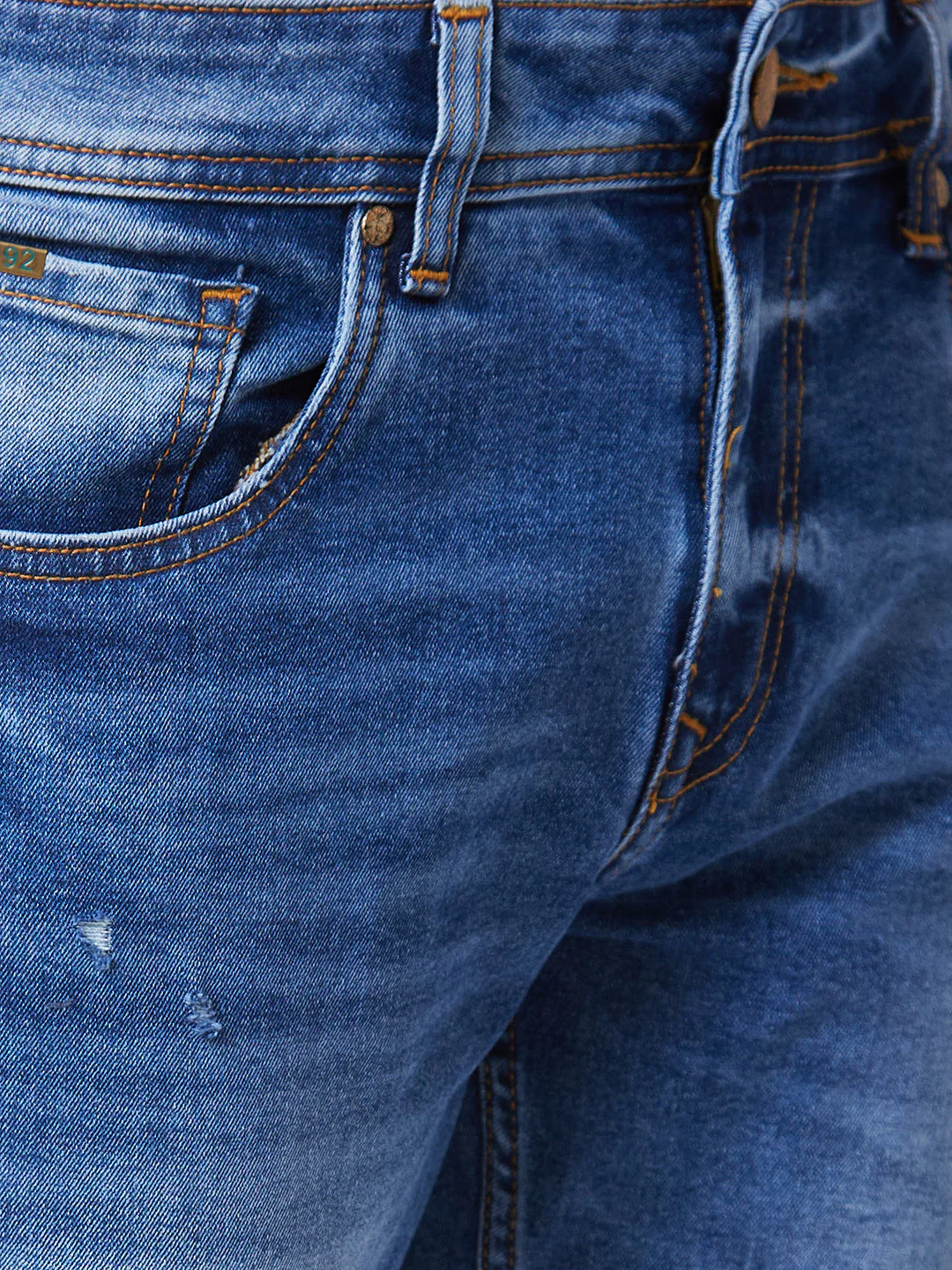 Men Nico Jeans Skinny Fit Blue Low Rise - Image 5
