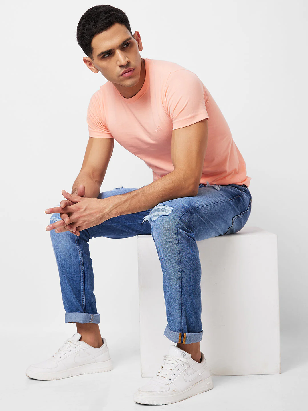 Men Nico Jeans Skinny Fit Blue Low Rise - Image 6