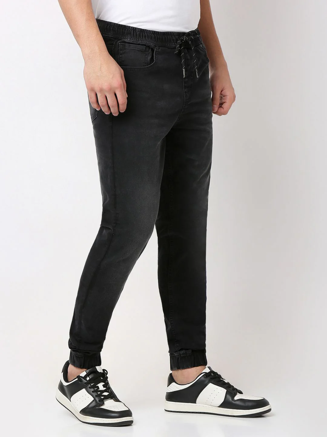 Men Jeans Low Distress Light Fade Mid-Rise - Image 3
