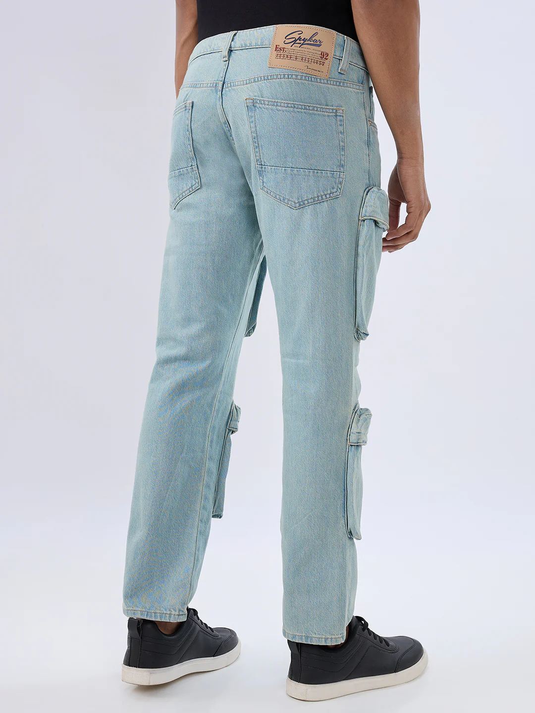 Men Chico Jeans Relaxed Fit Blue Mid Rise - Image 4