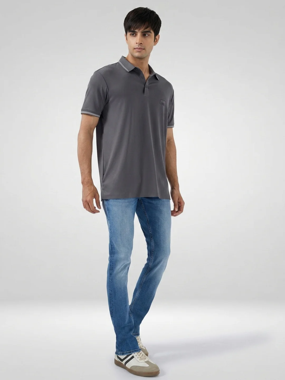 Men Nico Jeans Skinny Fit Mid Blue Low Rise
