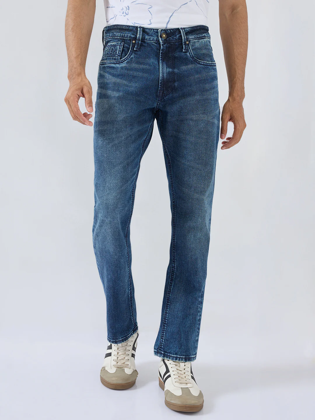 Men Chico Jeans Comfort Fit Dark Blue Mid Rise - Image 2