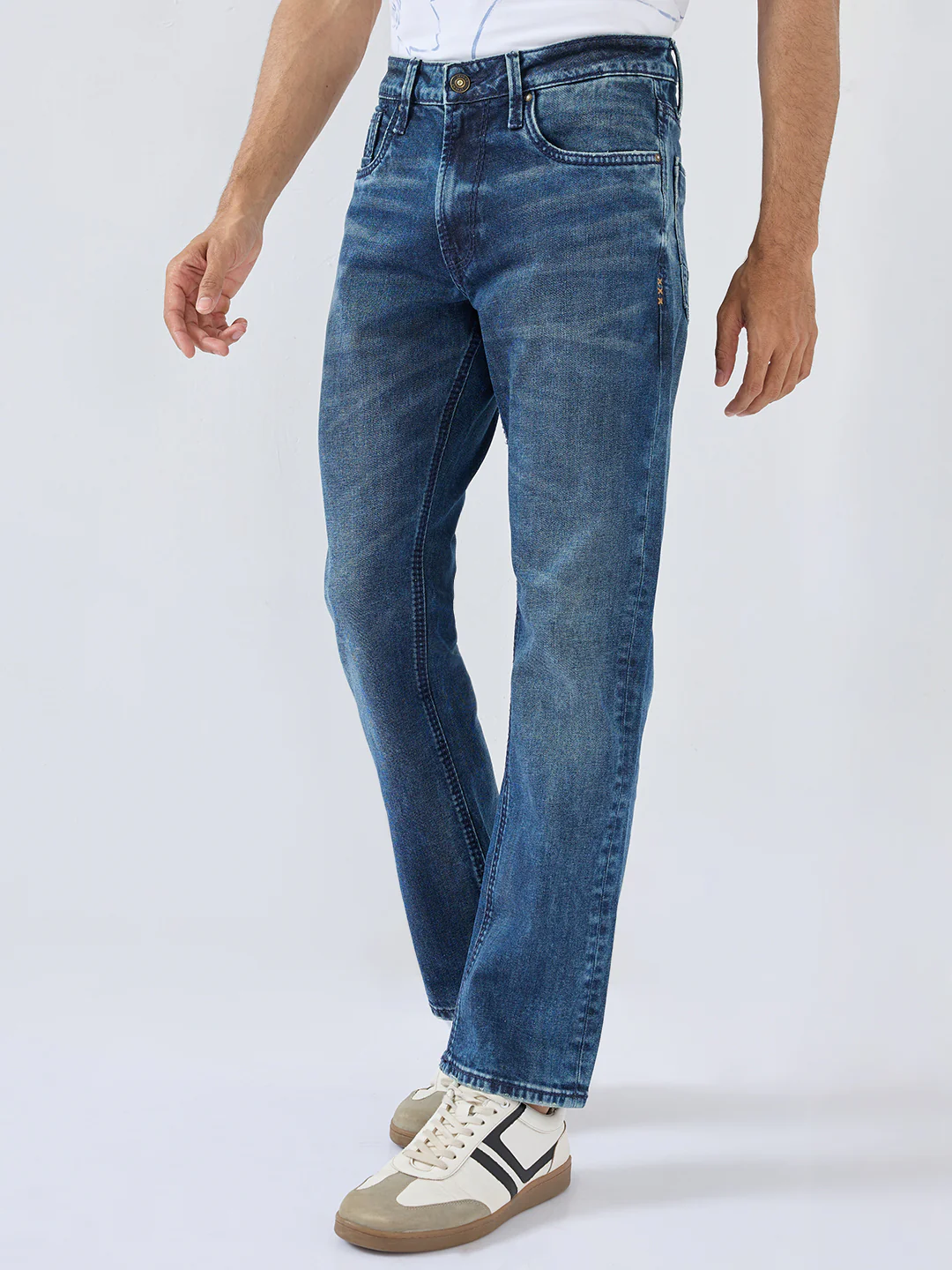 Men Chico Jeans Comfort Fit Dark Blue Mid Rise - Image 4