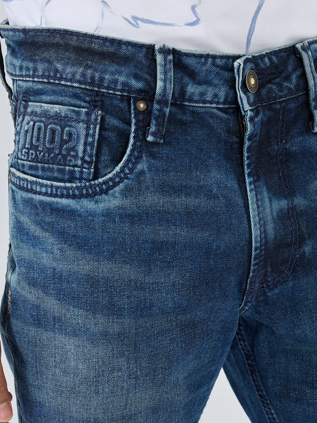 Men Chico Jeans Comfort Fit Dark Blue Mid Rise - Image 6