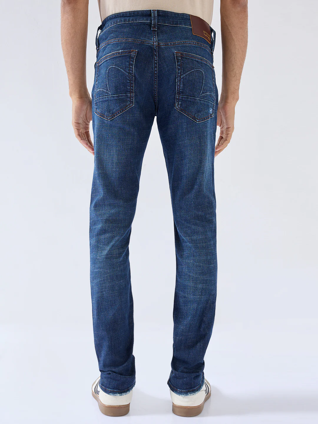 Men Nico Jeans Skinny Fit Dark Blue Low Rise - Image 5