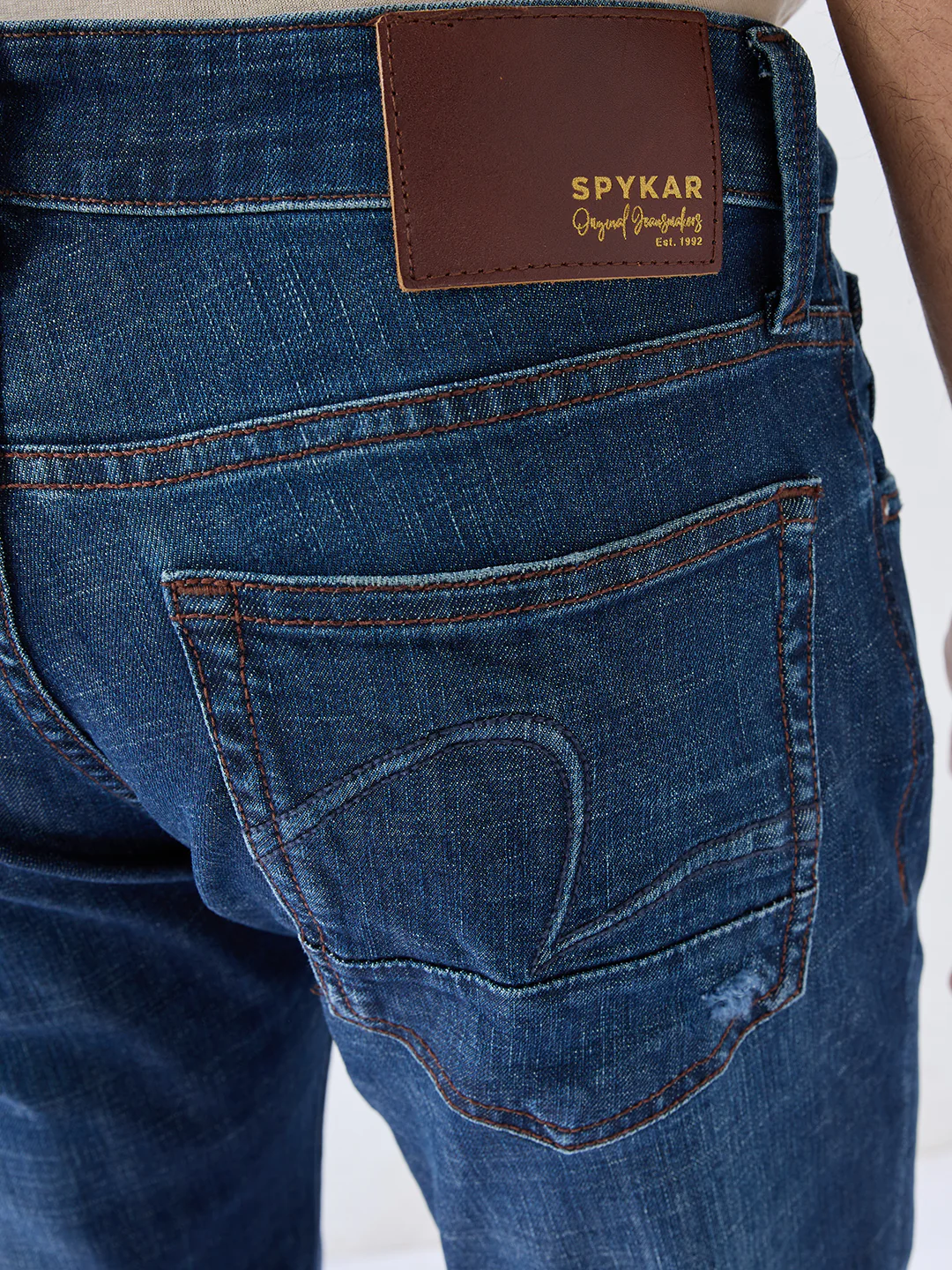 Men Nico Jeans Skinny Fit Dark Blue Low Rise - Image 7