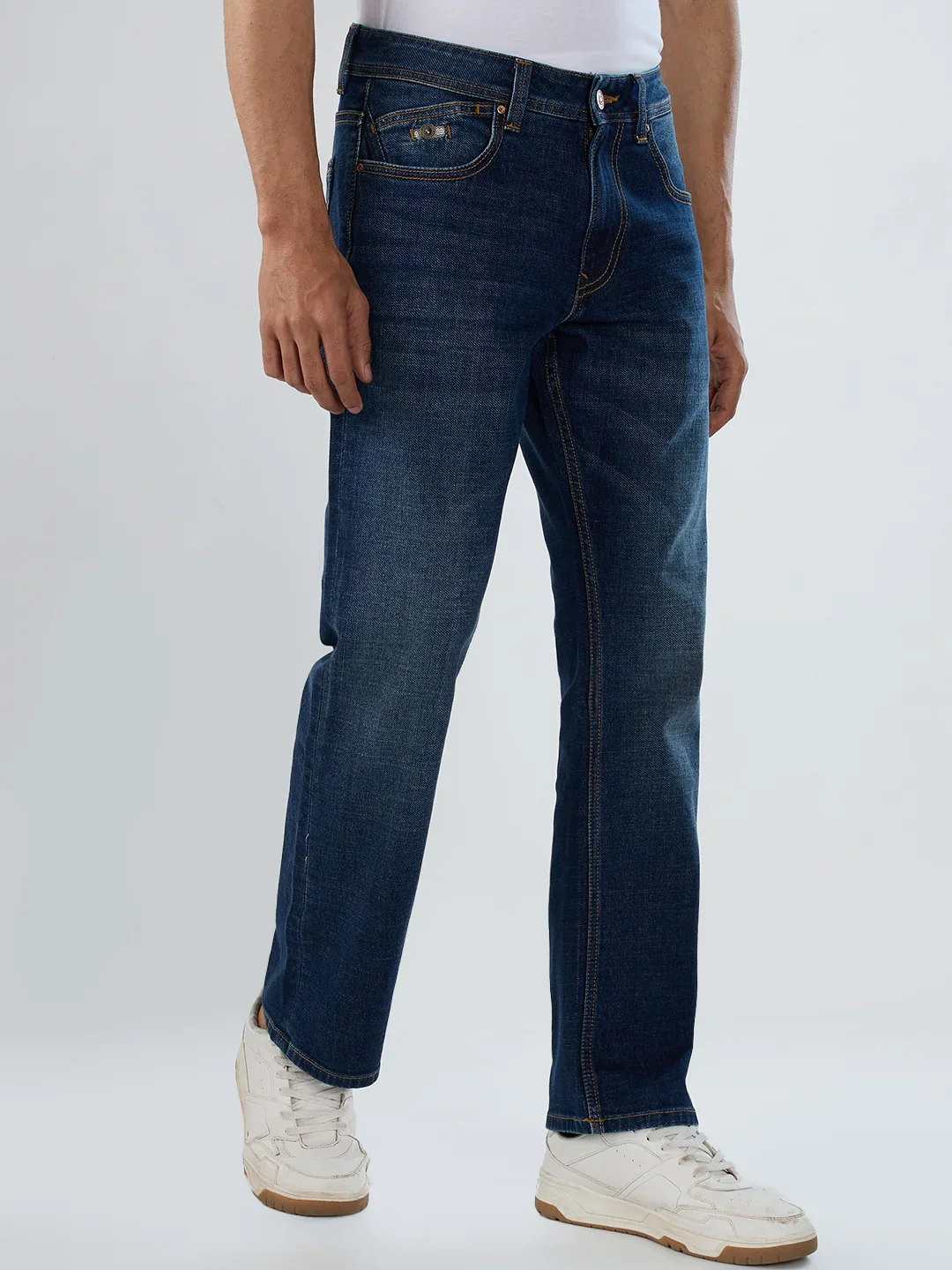Men Chico Jeans Relaxed Fit Dark Blue Mid Rise - Image 5