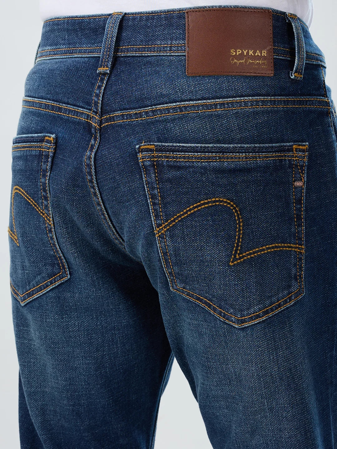 Men Chico Jeans Relaxed Fit Dark Blue Mid Rise - Image 7