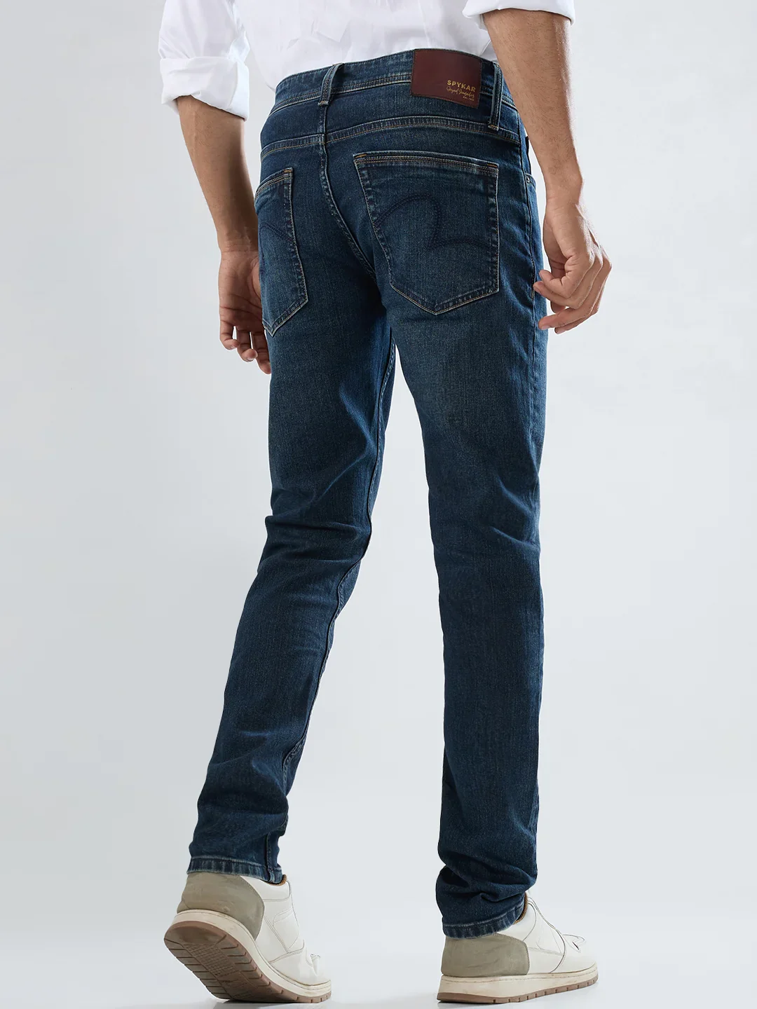 Men Nico Jeans Skinny Fit Dark Blue Low Rise - Image 6