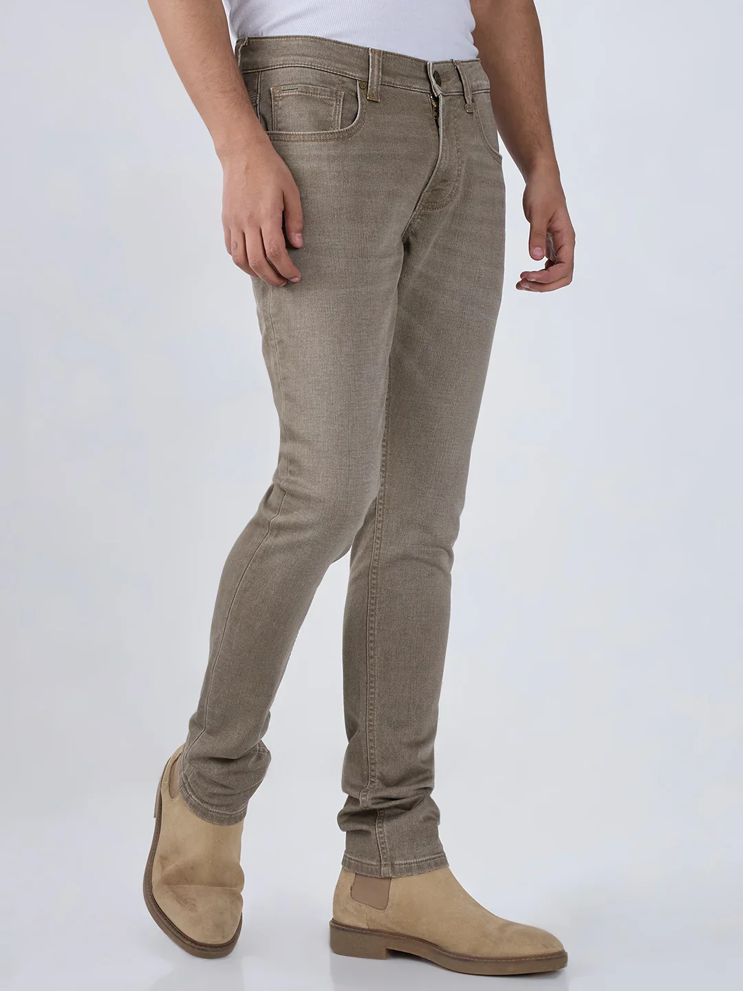 Men Nico Jeans Skinny Fit Green Low Rise - Image 3