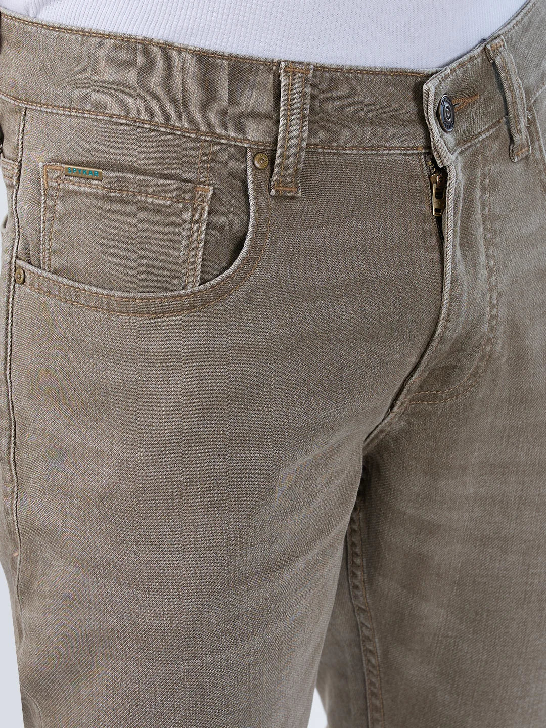 Men Nico Jeans Skinny Fit Green Low Rise - Image 4