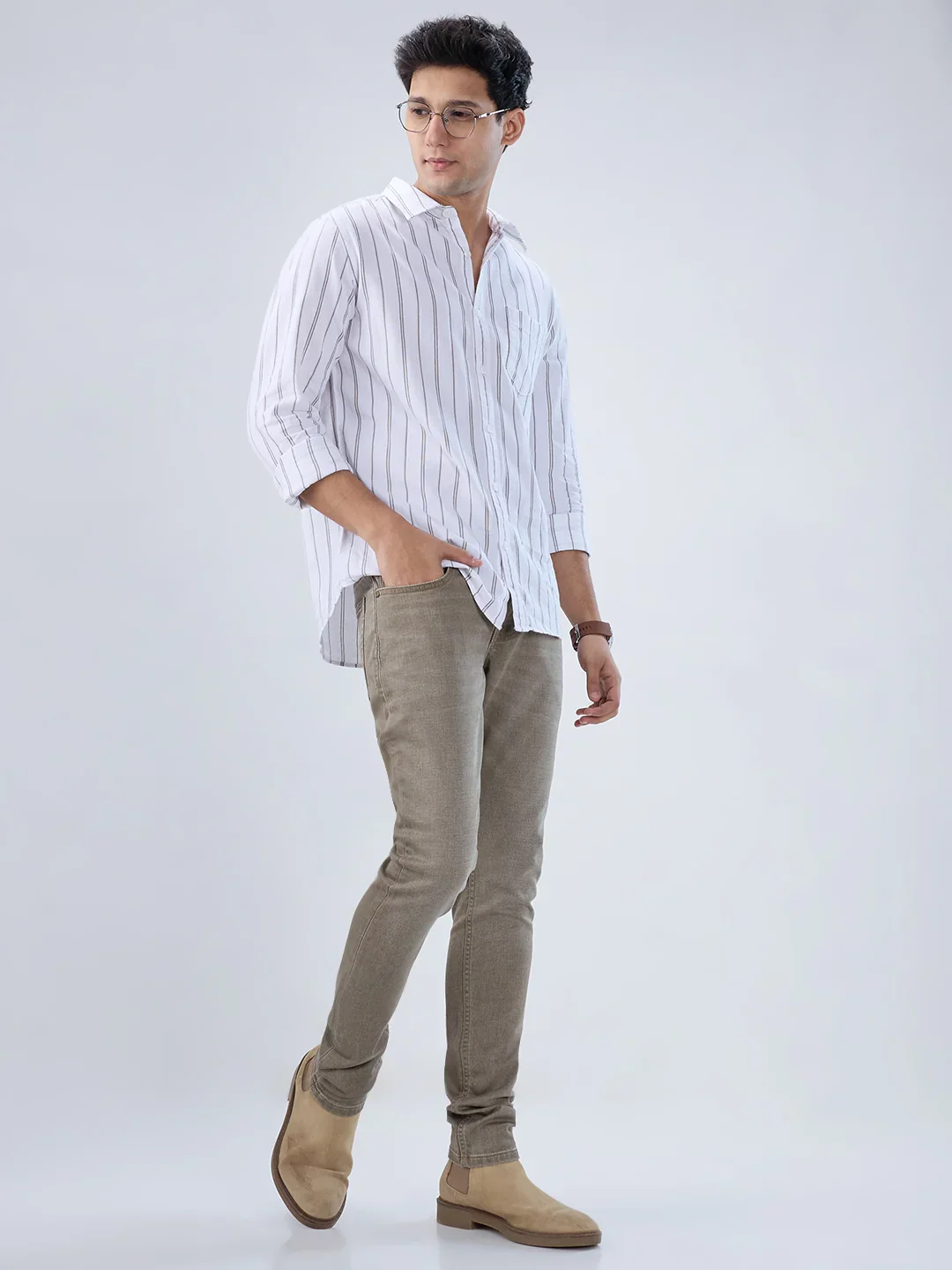 Men Nico Jeans Skinny Fit Green Low Rise - Image 8