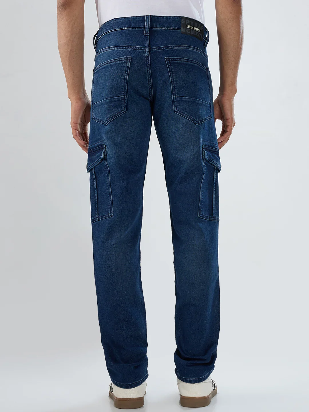 Men Trooper Jeans Regular Fit Dark Blue Mid Rise - Image 6