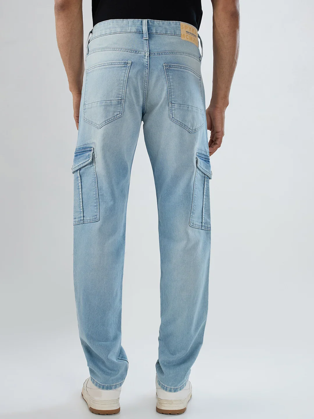 Men Trooper Jeans Regular Fit Light Blue Mid Rise - Image 6