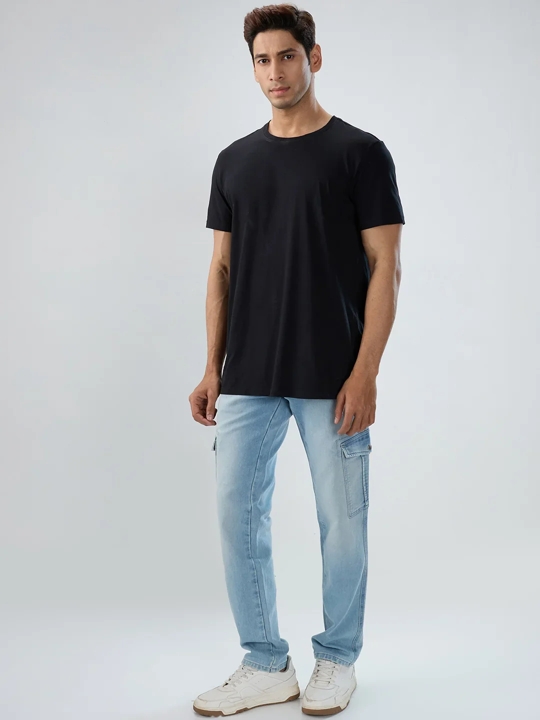Men Trooper Jeans Regular Fit Light Blue Mid Rise - Image 8