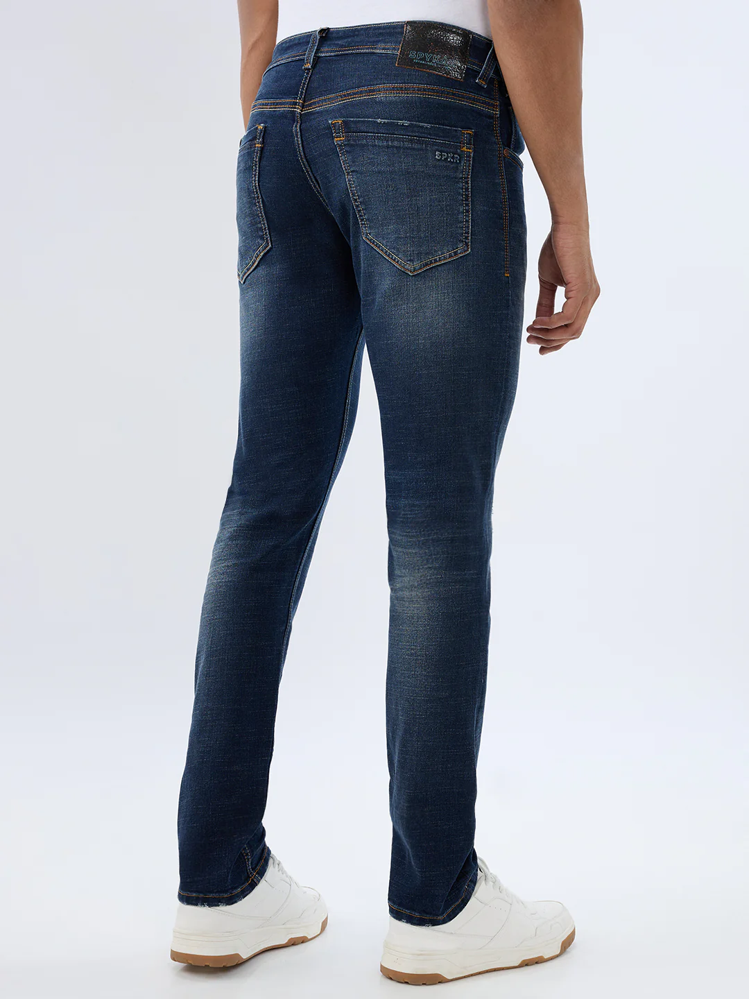 Men Kano Jeans Slim Fit Blue Low Rise - Image 4