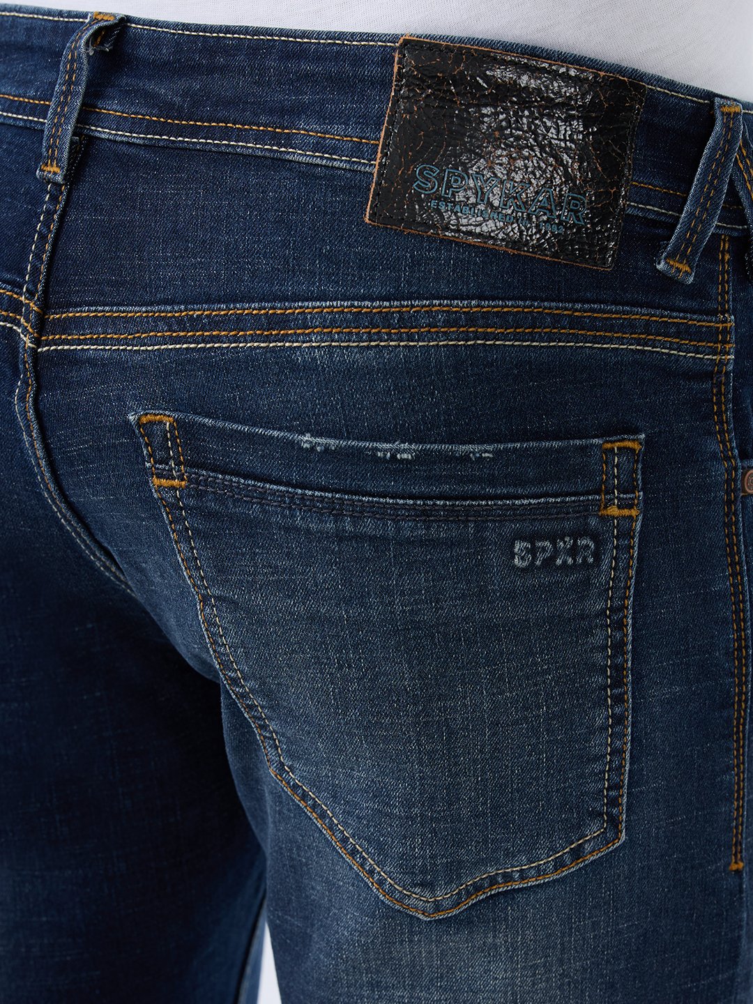 Men Kano Jeans Slim Fit Blue Low Rise - Image 8