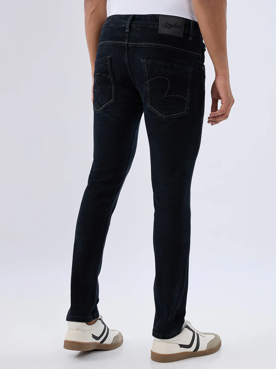 Men Kano Jeans Slim Fit Black Low Rise - Image 4
