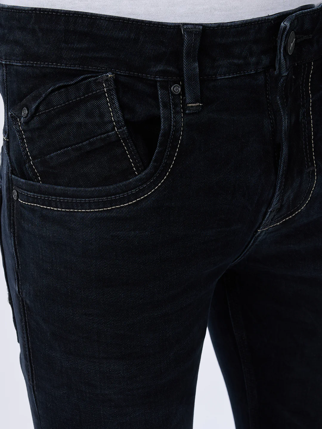 Men Kano Jeans Slim Fit Black Low Rise - Image 6