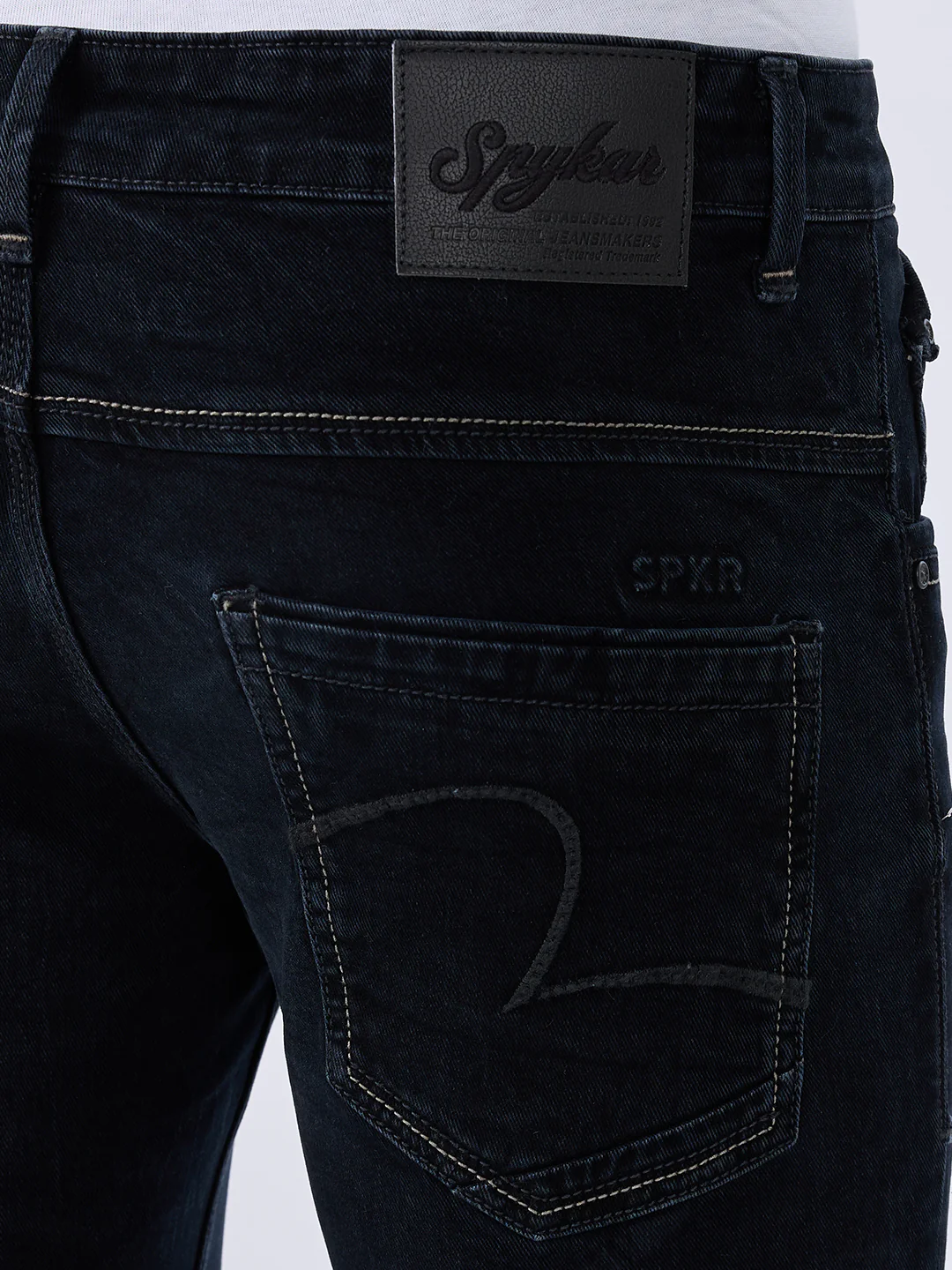 Men Kano Jeans Slim Fit Black Low Rise - Image 8