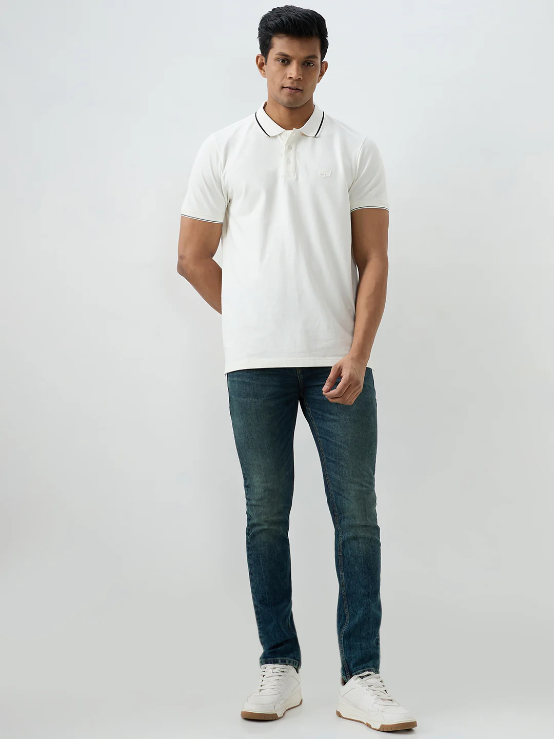 Men Kano Jeans Slim Fit Blue Low Rise - Image 5