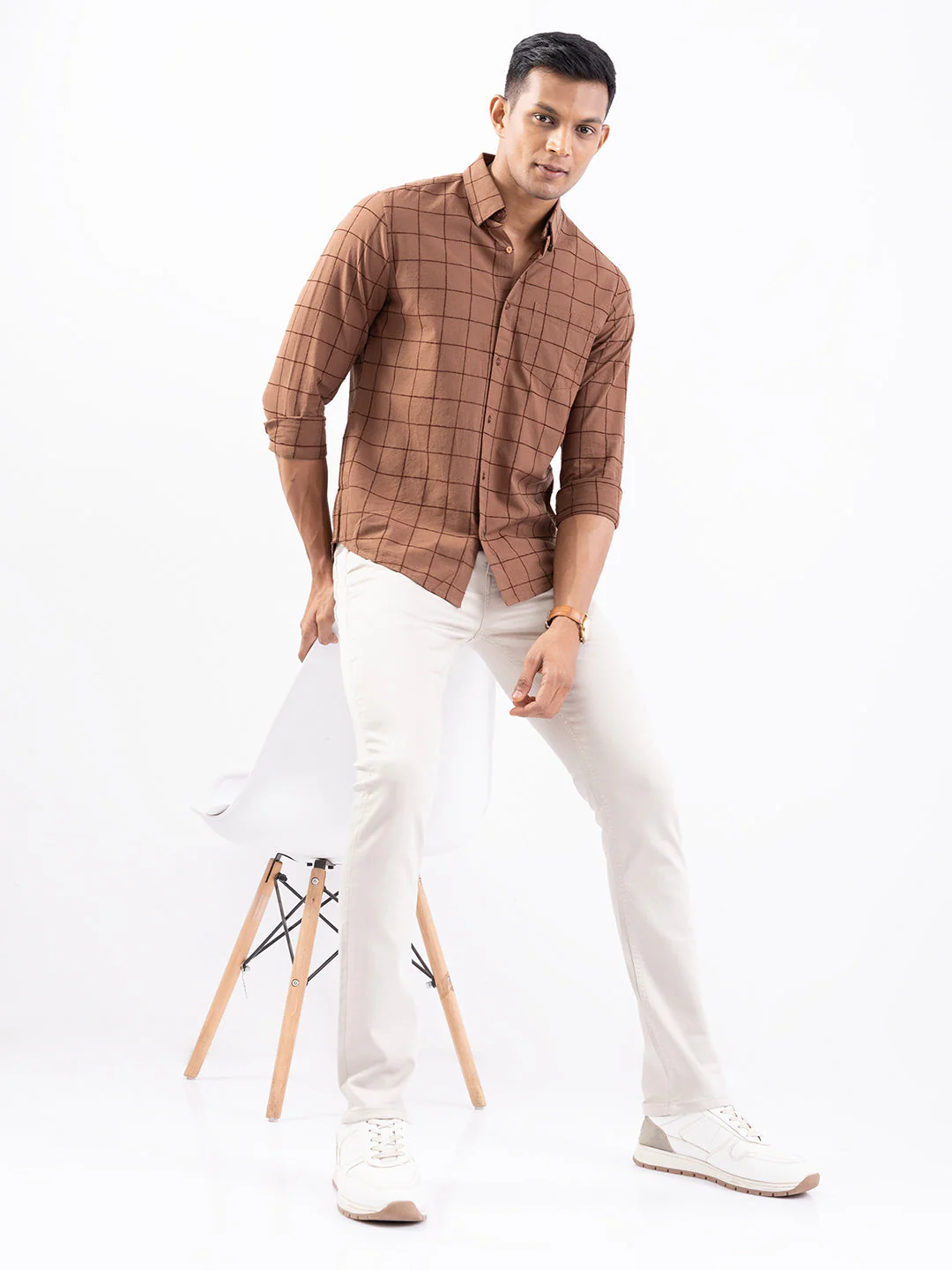 Men Jeans Slim Fit Ivory Low Rise - Image 7