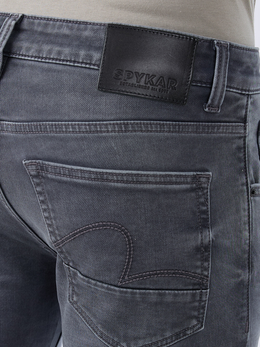 Men Kano Jeans Slim Fit Grey Low Rise - Image 8