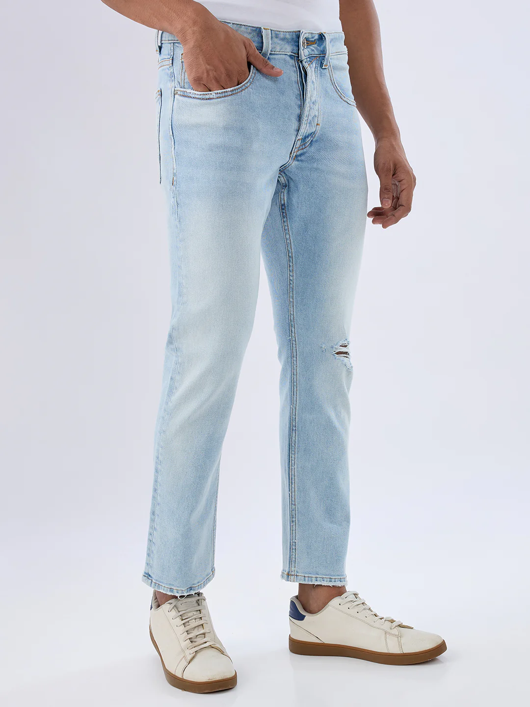 Men Chico Jeans Relaxed Fit Blue Mid Rise - Image 2