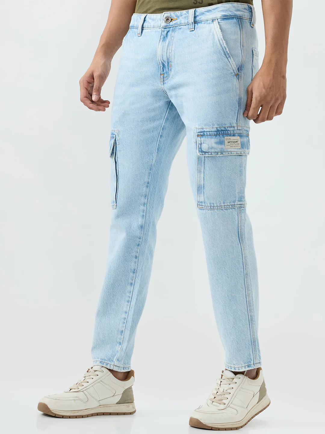 Men Trooper Jeans Regular Fit Blue Mid Rise - Image 3