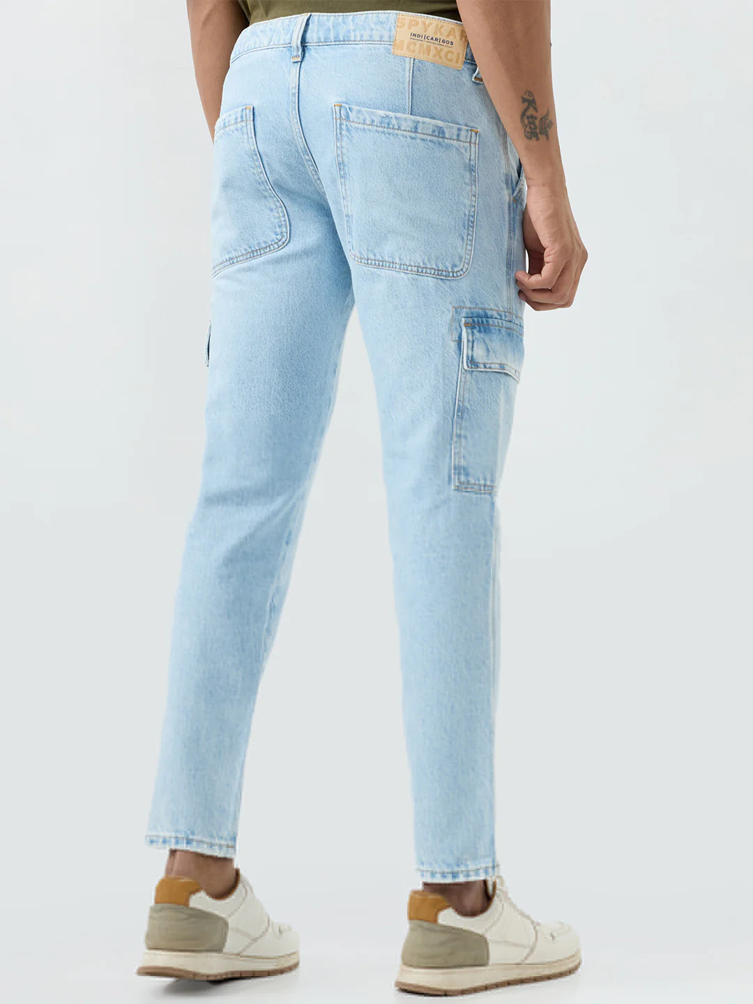 Men Trooper Jeans Regular Fit Blue Mid Rise - Image 4