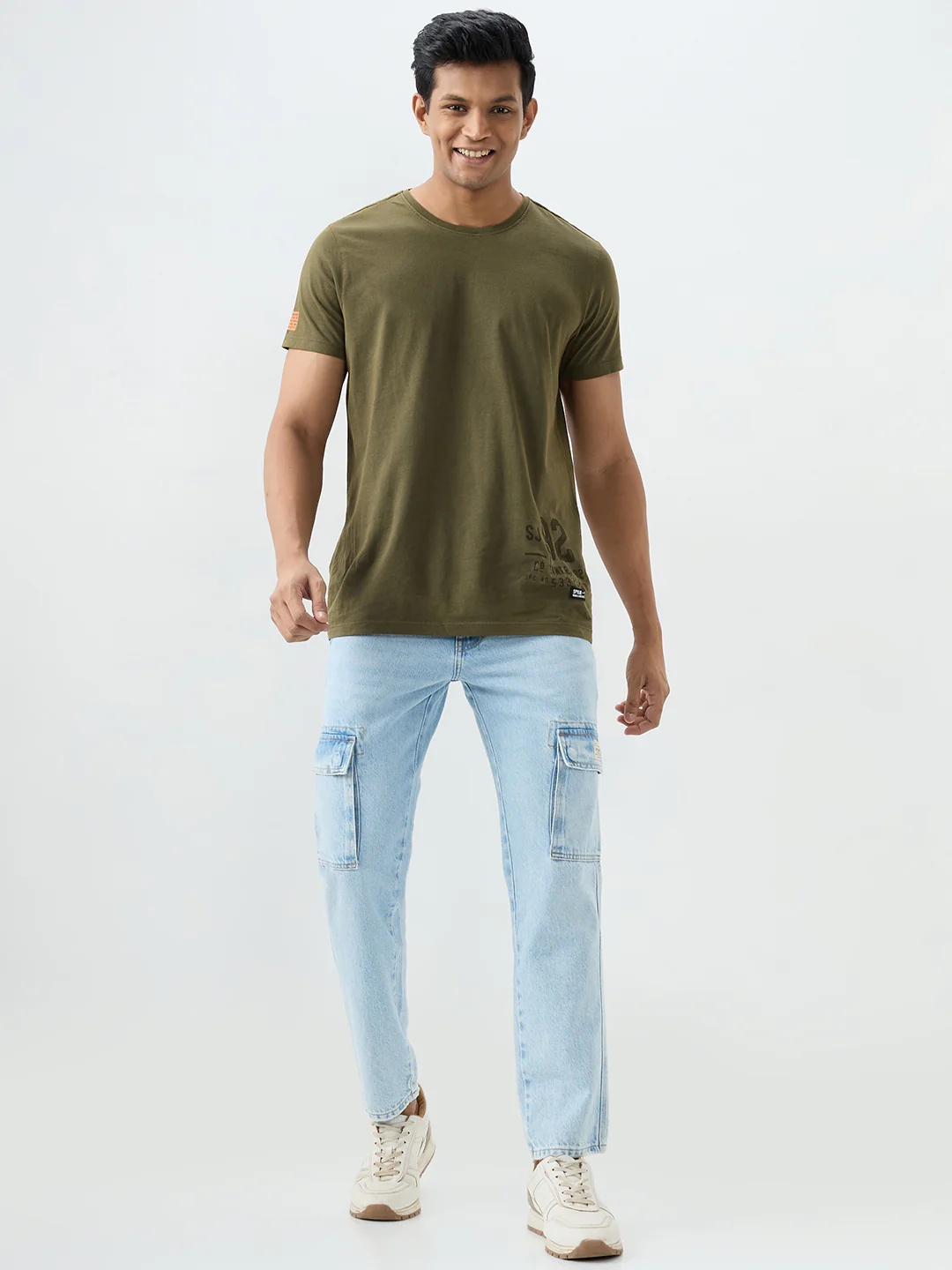 Men Trooper Jeans Regular Fit Blue Mid Rise - Image 5
