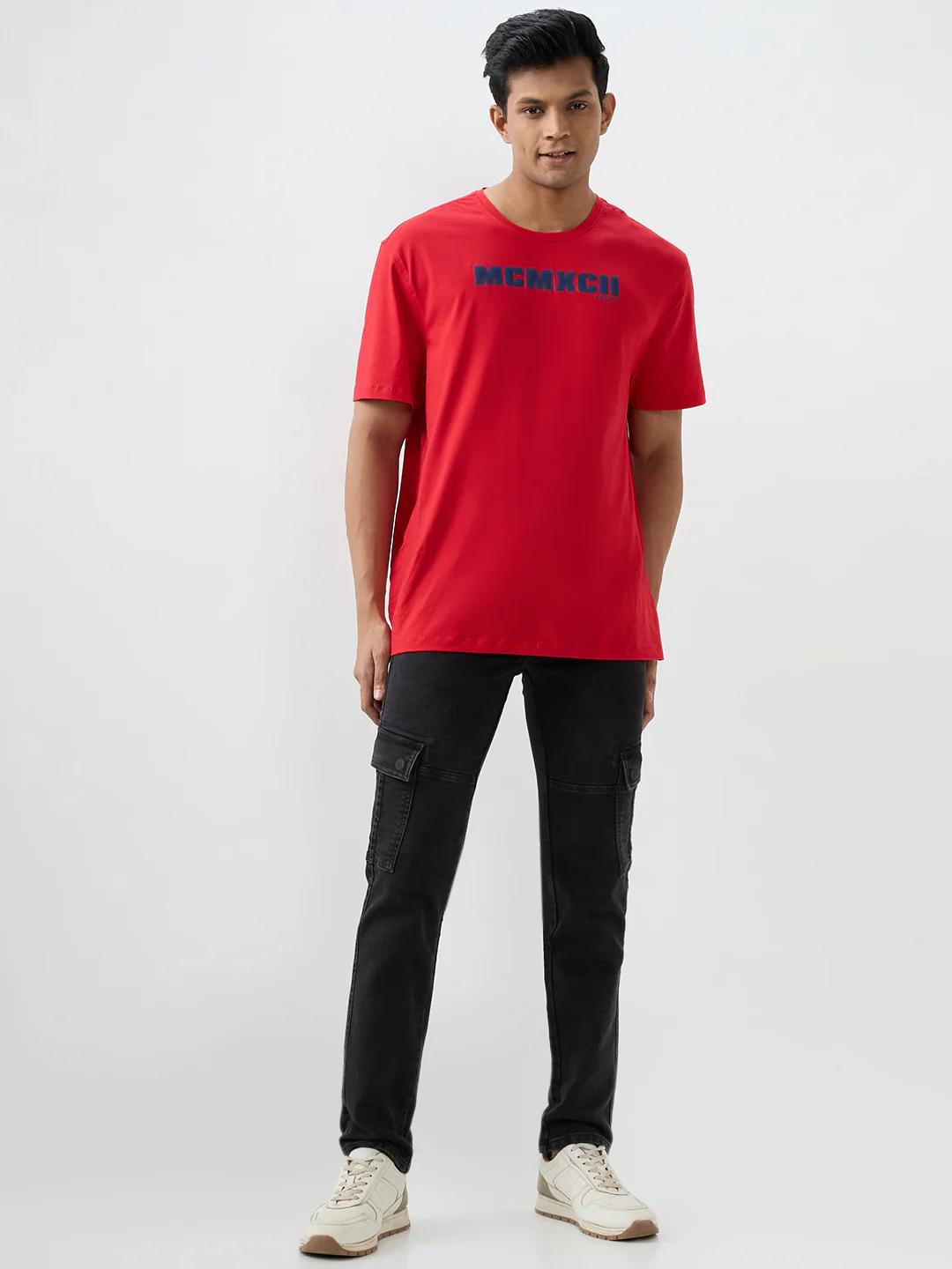 Men Trooper Jeans Regular Fit Black Mid Rise - Image 5