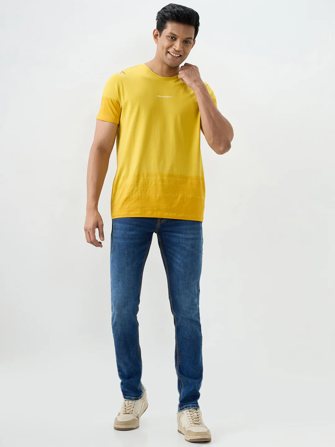 Men Kano Jeans Slim Fit Blue Low Rise - Image 5