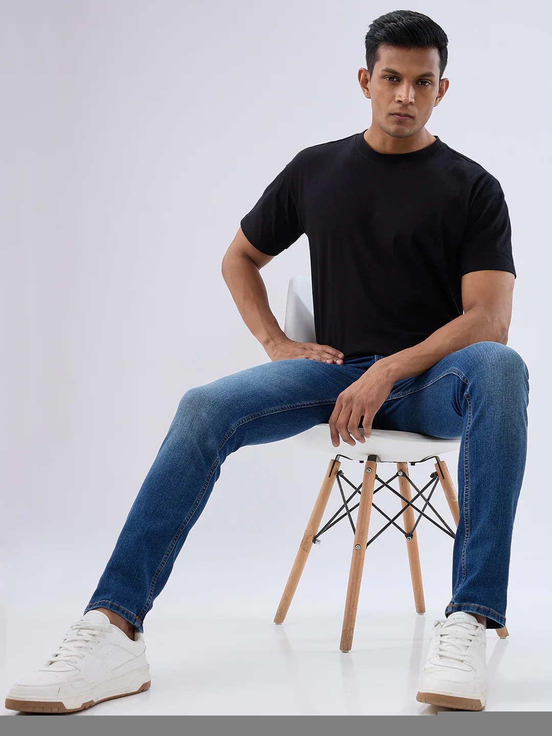 Men Kano Jeans Slim Fit Blue Low Rise - Image 7