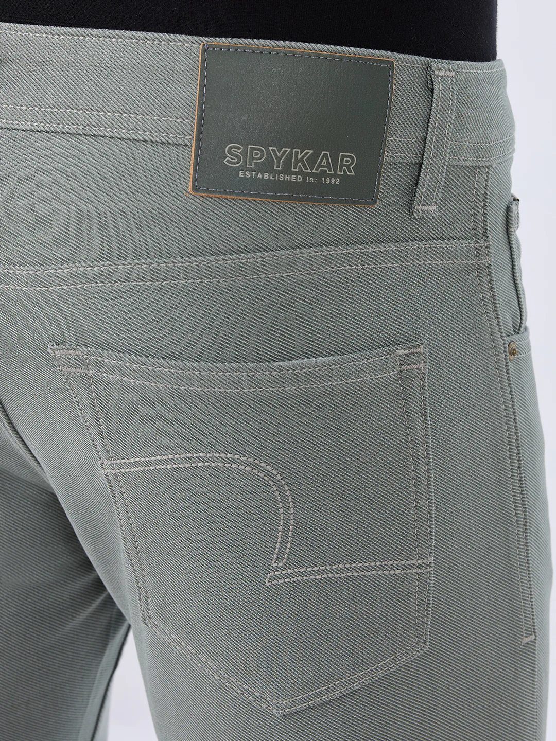 Men Kano Jeans Slim Fit Grey Mid Rise - Image 8