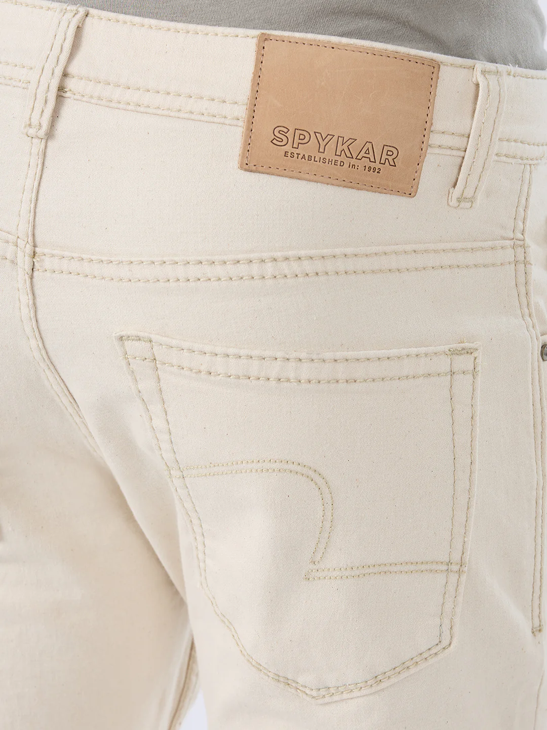 Men Kano Jeans Slim Fit Beige Mid Rise - Image 8