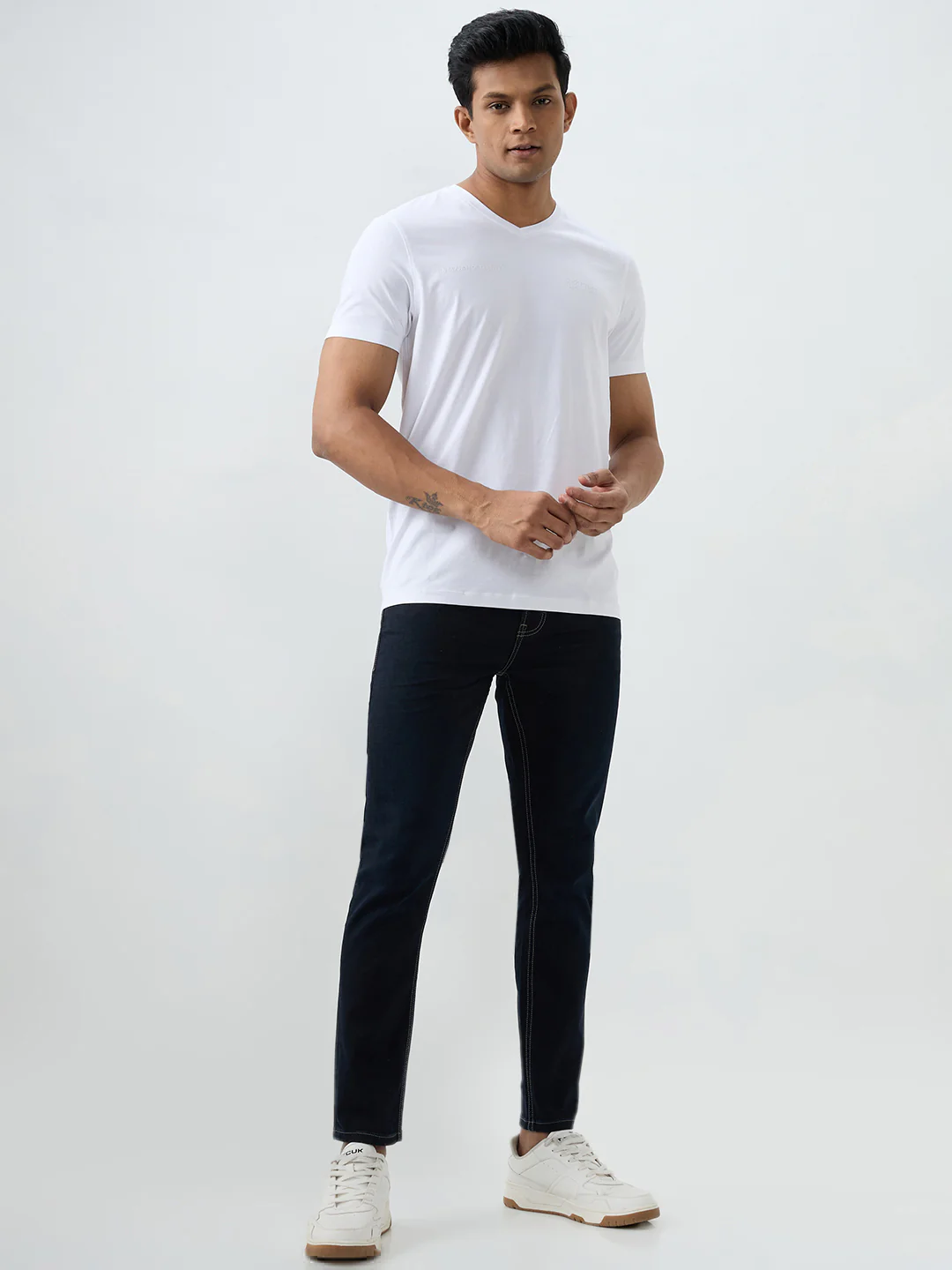 Men Kano Jeans Slim Fit Blue Mid Rise - Image 5