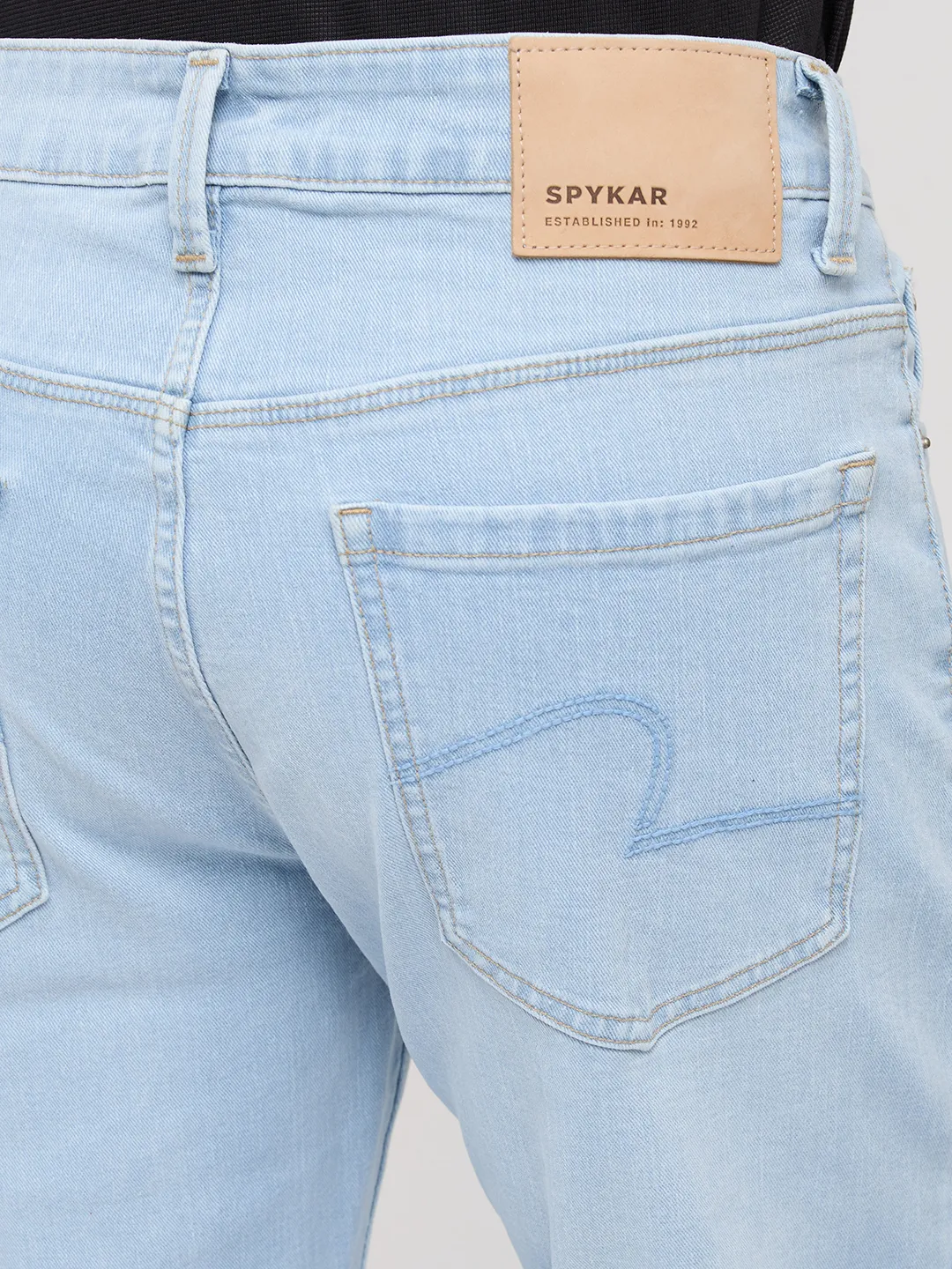 Men Rafter Jeans Boot Cut Fit Light Blue Mid Rise - Image 6
