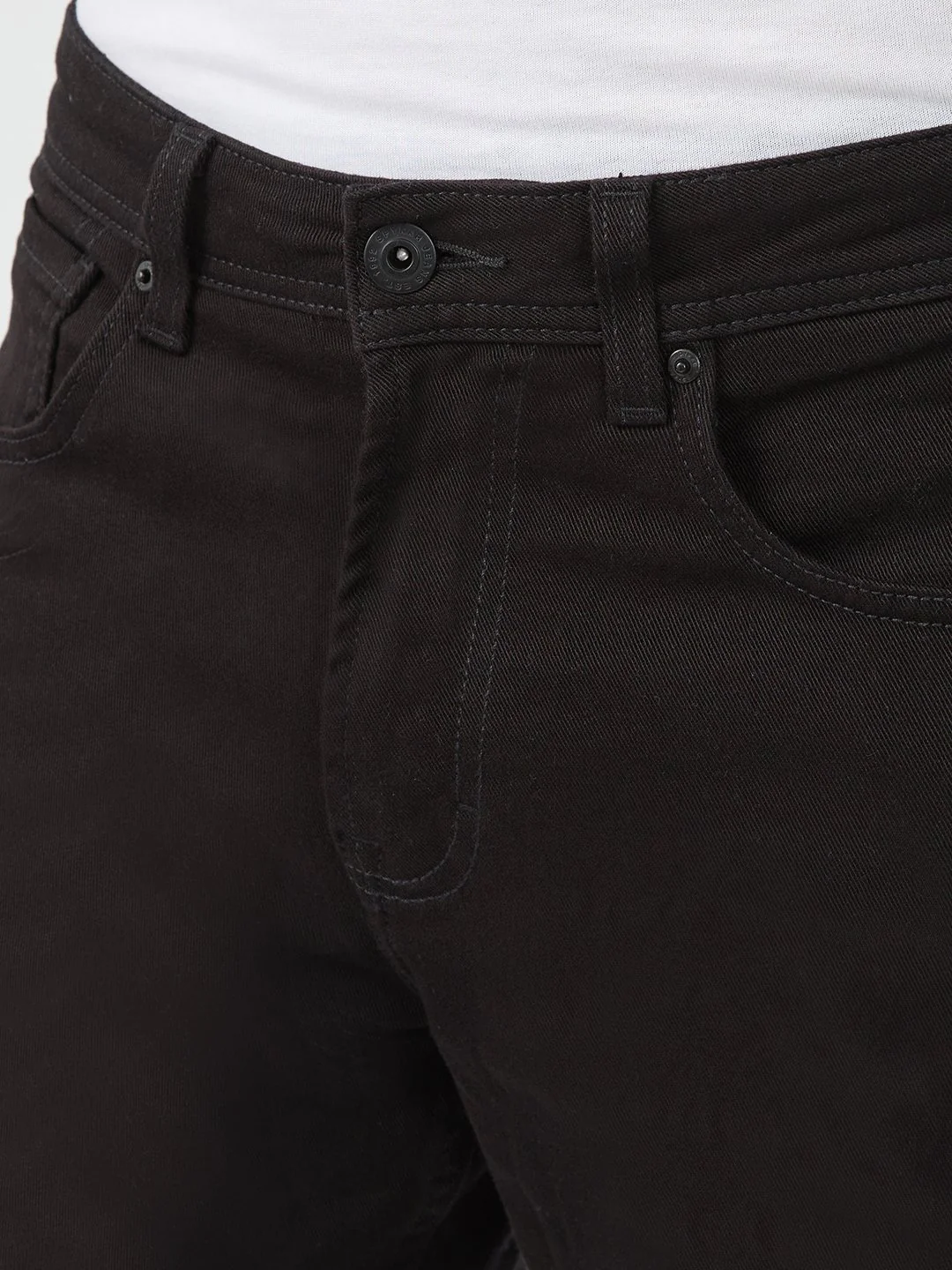 Men Rafter Jeans Boot Cut Fit Black Mid Rise - Image 6