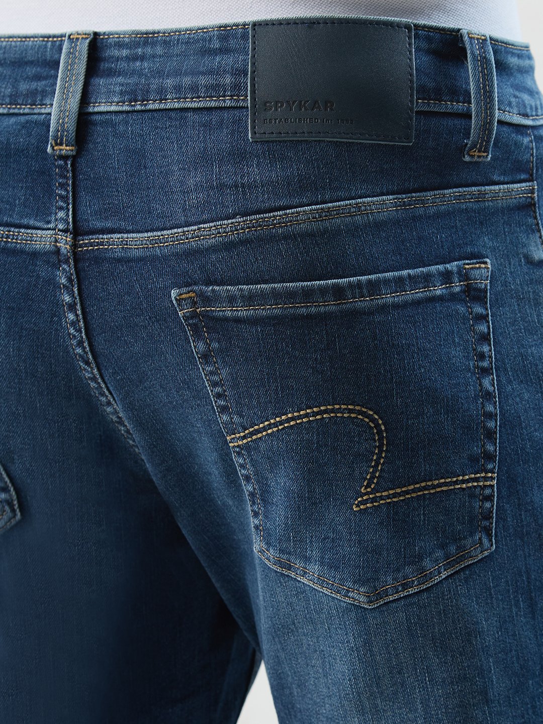 Men Rafter Jeans Boot Cut Fit Blue Mid Rise - Image 8