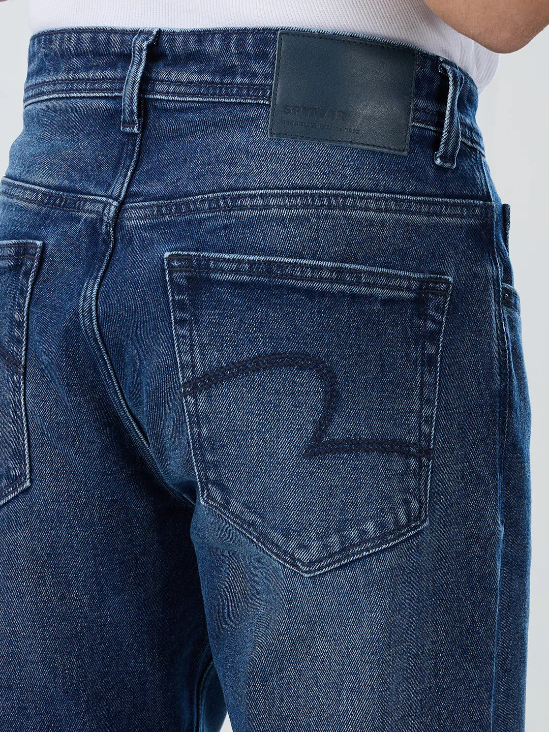 Men Chico Jeans Relaxed Fit Mid Blue Mid Rise - Image 7