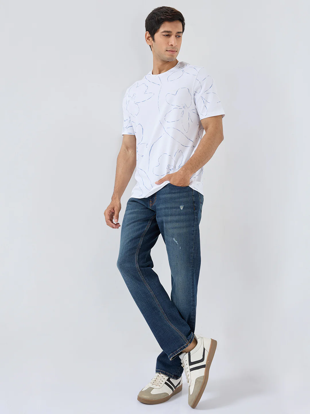 Men Chico Jeans Comfort Fit Dark Blue Mid Rise - Image 6