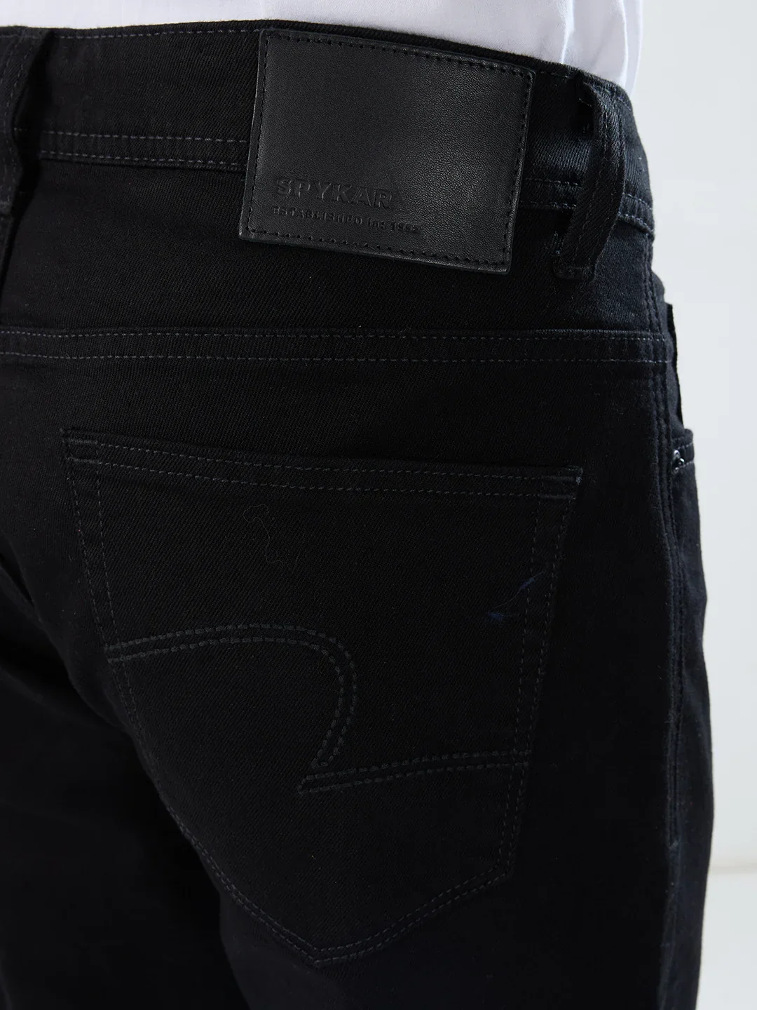 Men Chico Jeans Relaxed Fit Black Mid Rise - Image 7