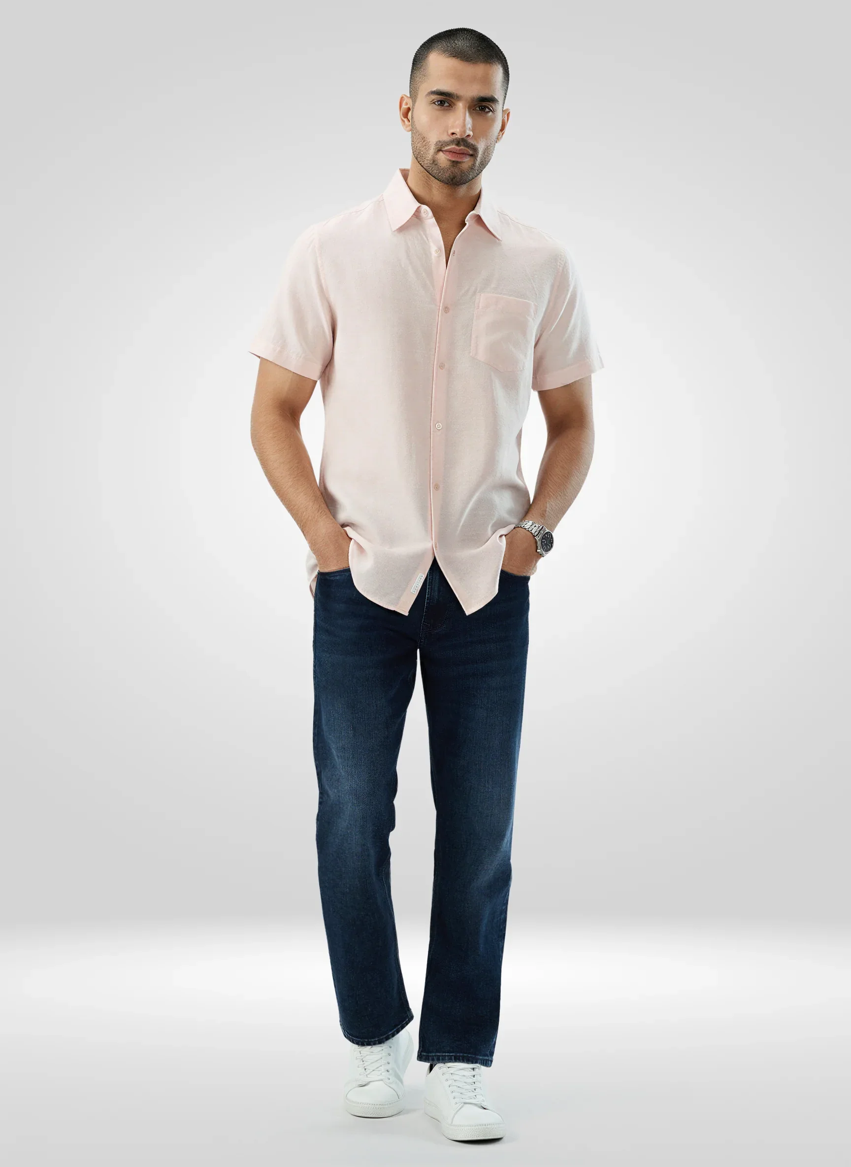Men Chico Jeans Relaxed Fit Dark Blue Mid Rise