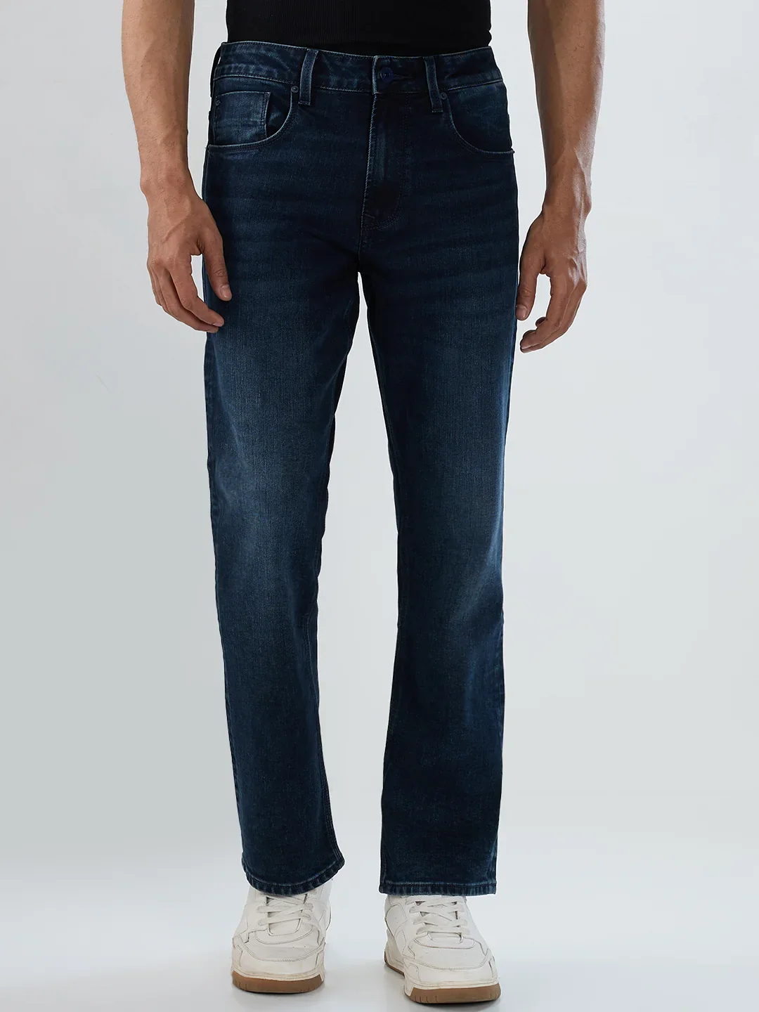 Men Chico Jeans Relaxed Fit Dark Blue Mid Rise - Image 2