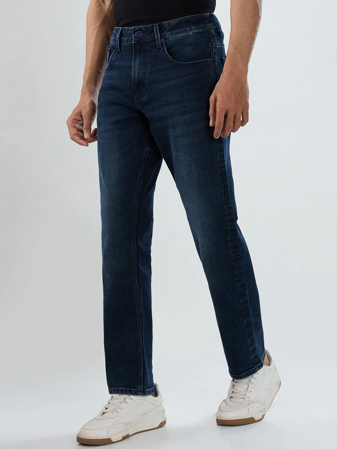 Men Chico Jeans Relaxed Fit Dark Blue Mid Rise - Image 3