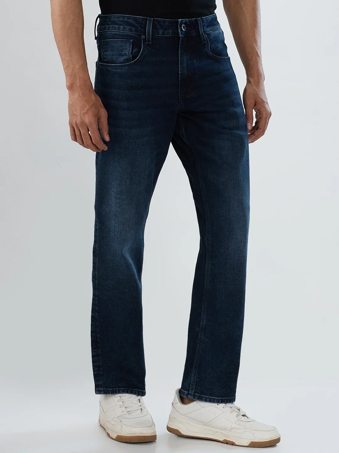 Men Chico Jeans Relaxed Fit Dark Blue Mid Rise - Image 5